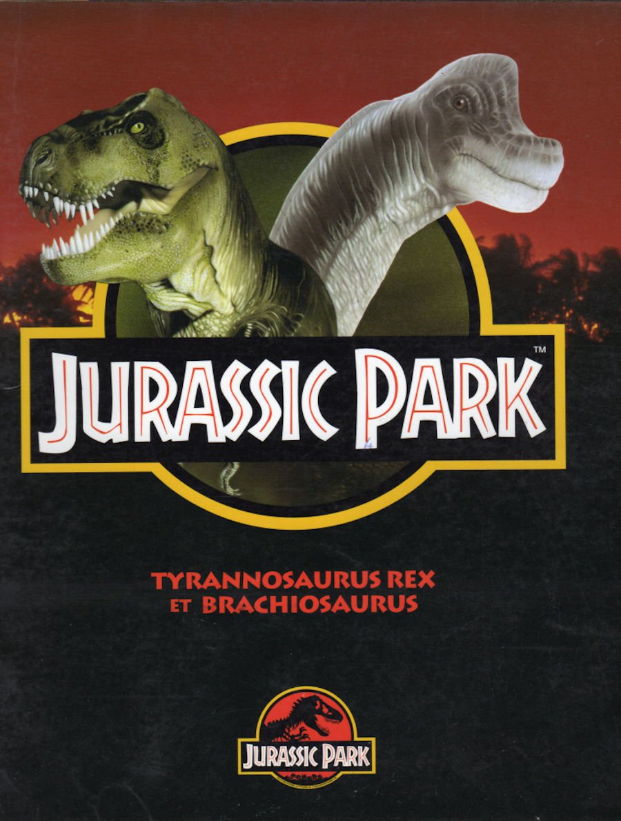 Jurassic Park - Total - 2/4 - Tyrannosaurus Rex et brachiosaurus book