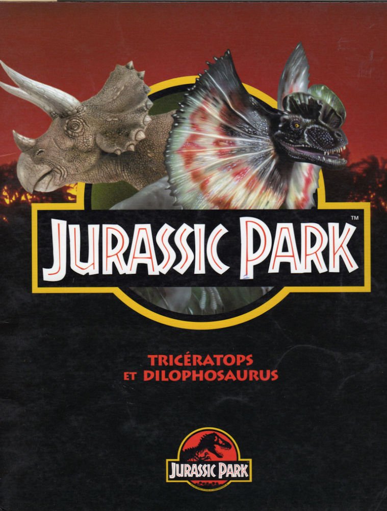 Jurassic Park - Total - 3/4 - Tricératops et dilophosaurus book