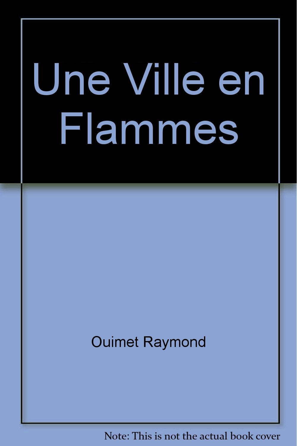 Une ville en flammes book