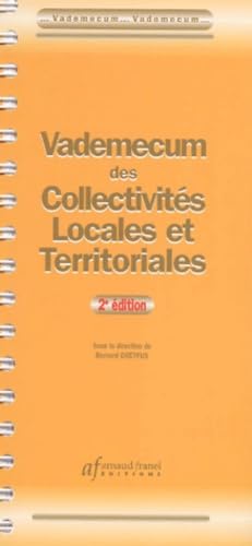 Vademecum Des Collectivites Territoriales. 2eme Edition book
