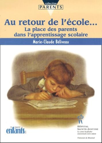 Au retour de l'école : la place des parents dans l'apprentissage scolaire book