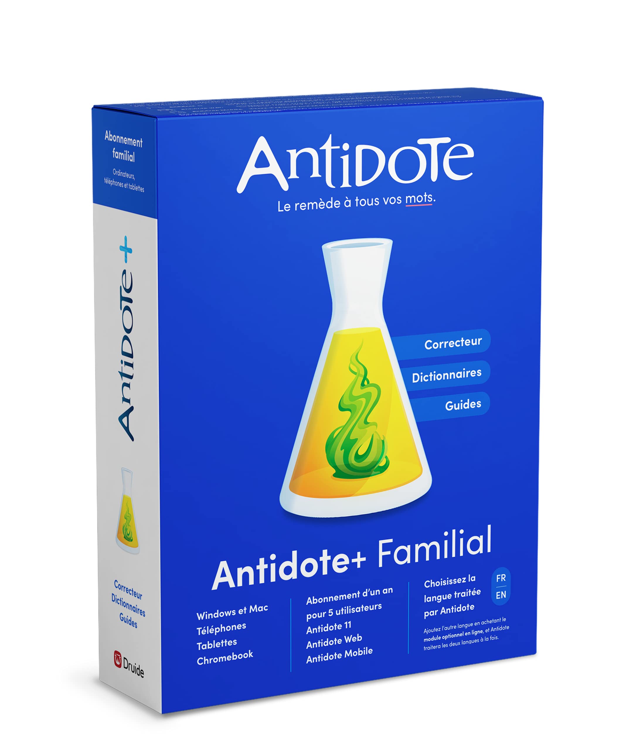 Antidote + Familial – Antidote 11 + Web + Mobile – Licence annuelle – PC/Mac software