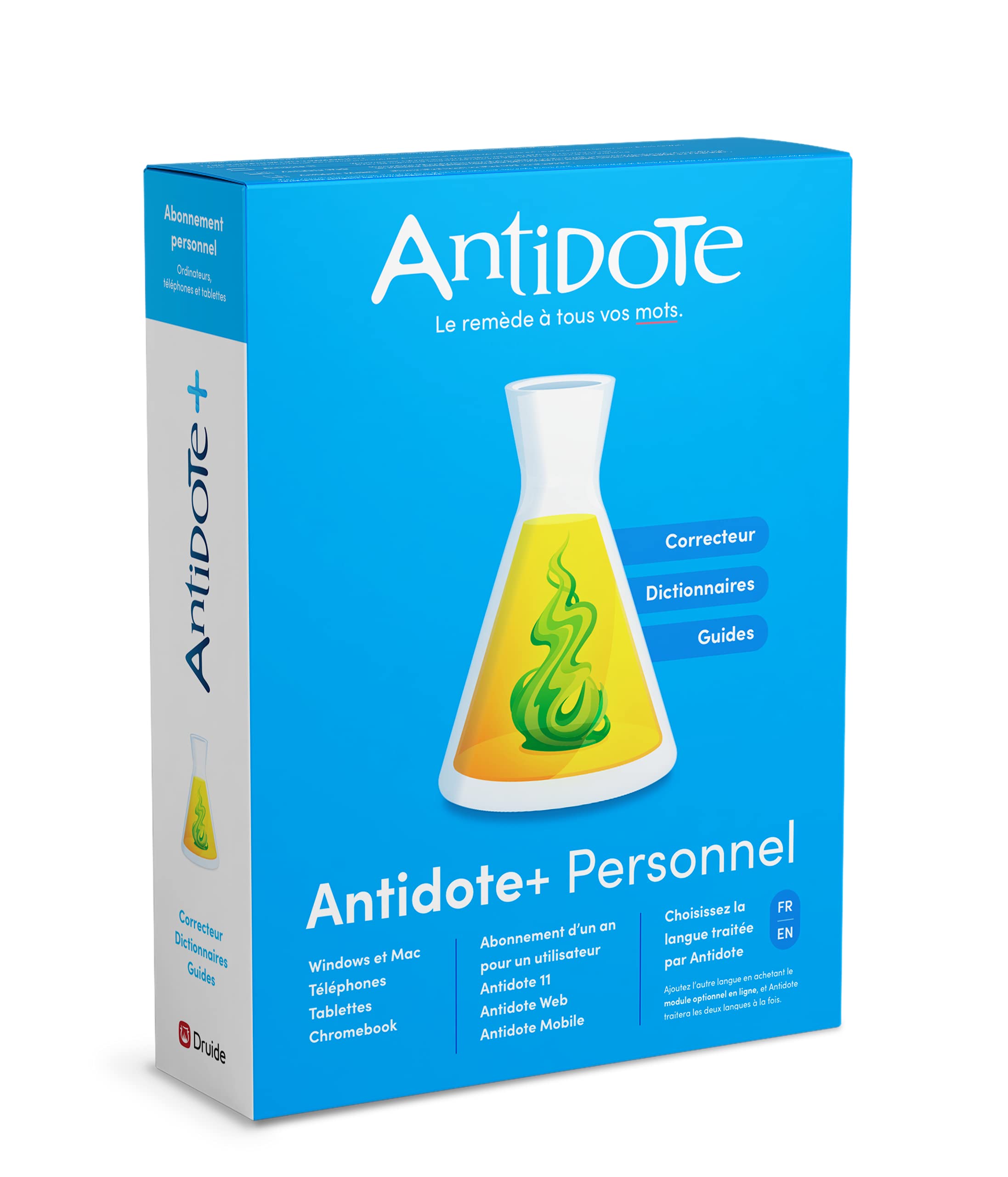 Antidote + Personnel – Antidote 11 + Web + Mobile – Licence annuelle – PC/Mac software