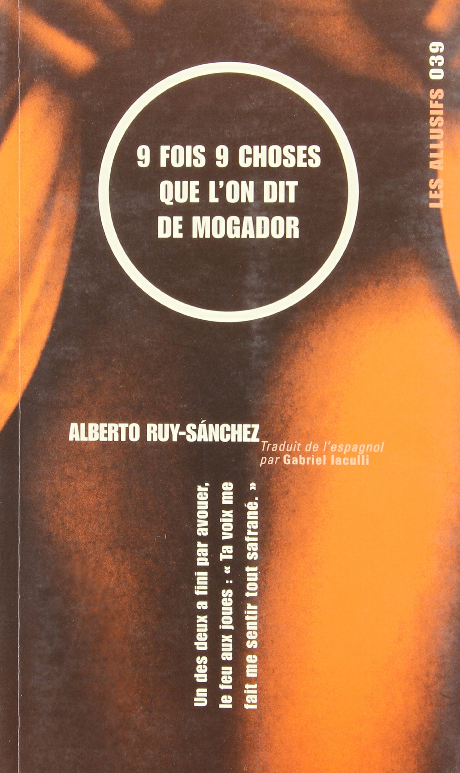 9 x 9 choses que l'on dit de mogador. Books