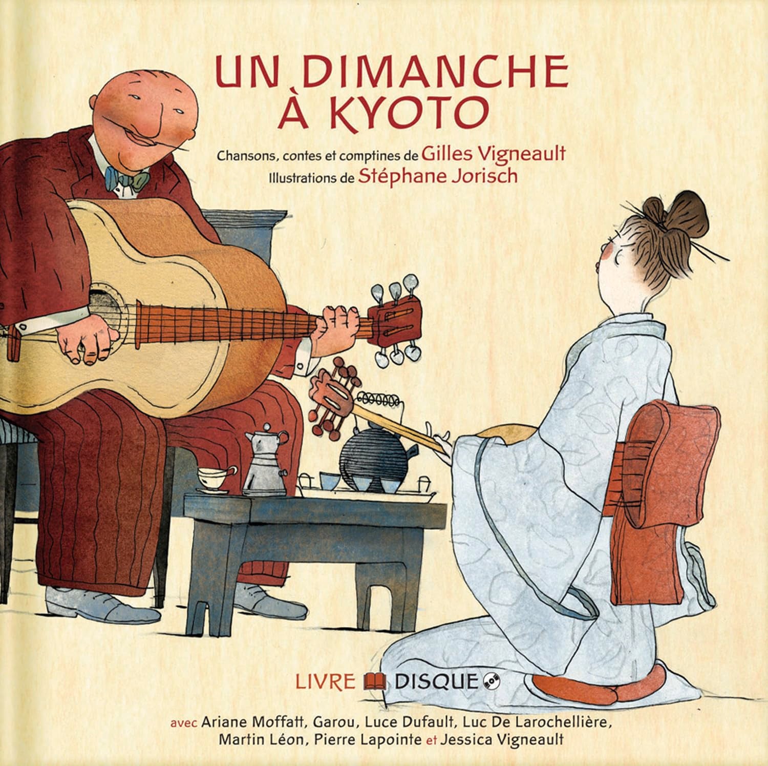 Un dimanche à Kyoto - Livre + CD book