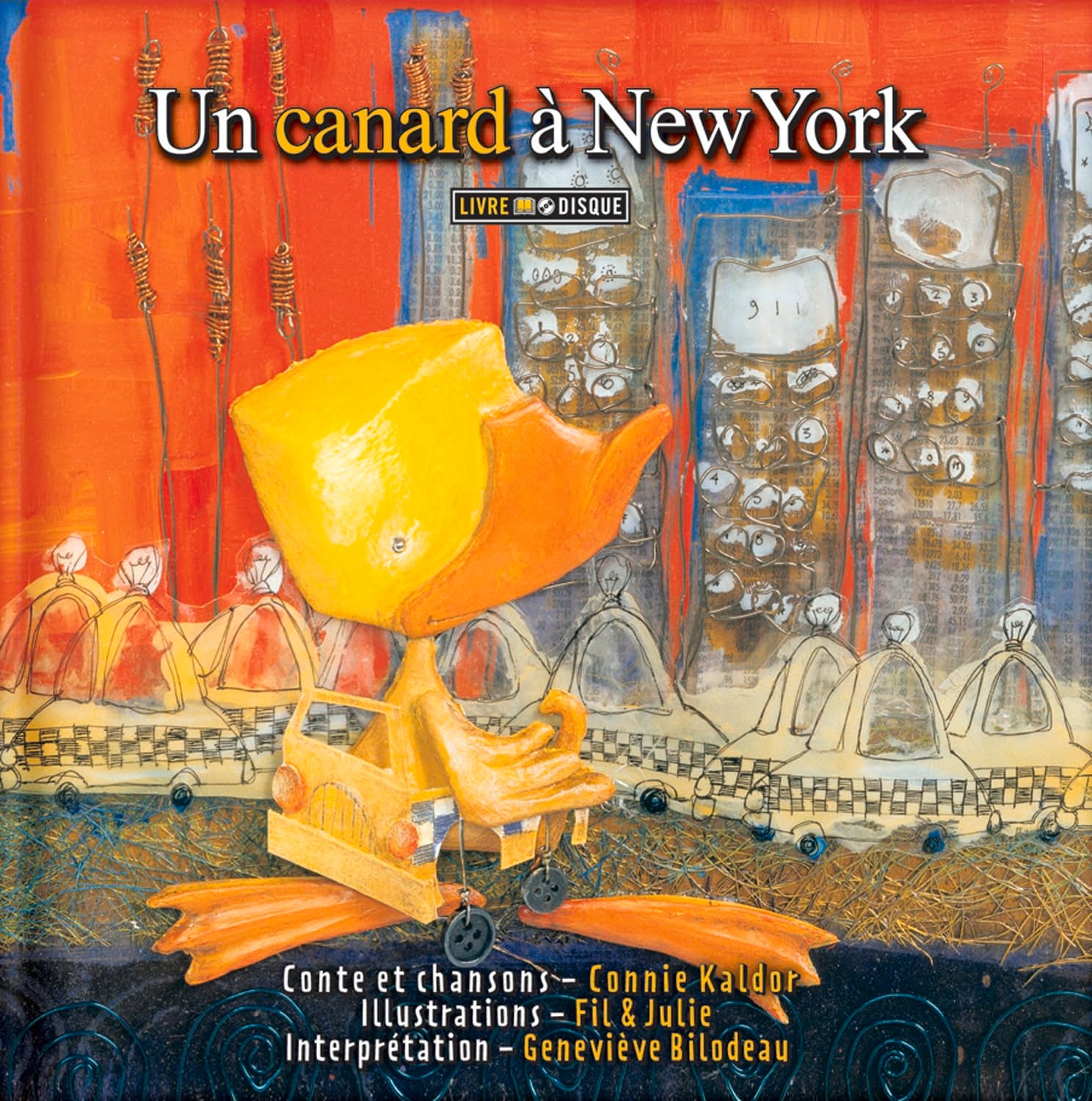 Un canard à New York - Livre + CD book