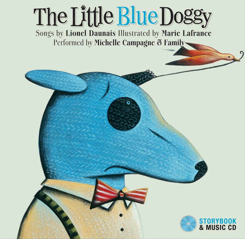 The little blue Doggy - Livre + CD book