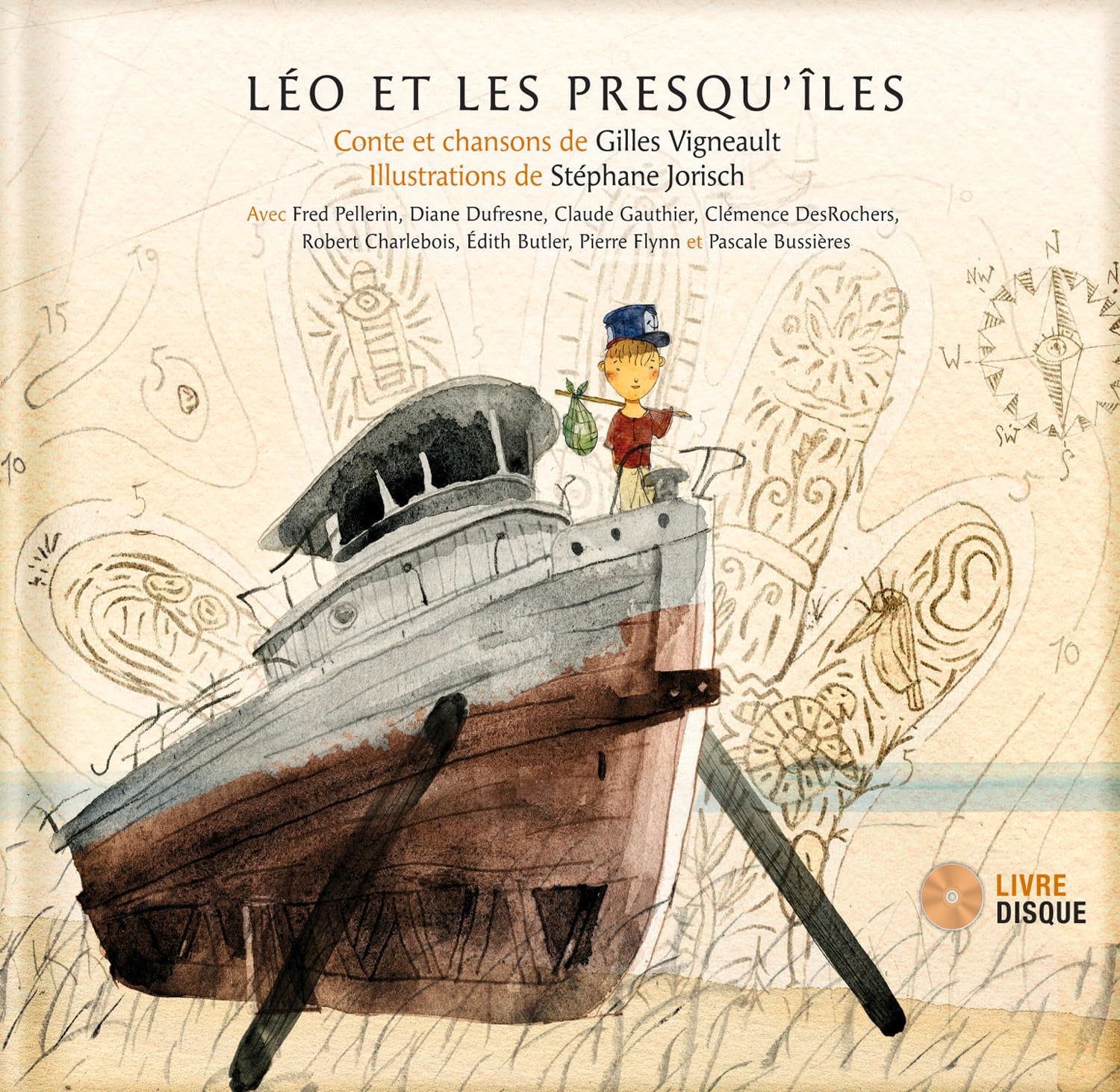 Léo et les presqu'îles - Livre + CD book