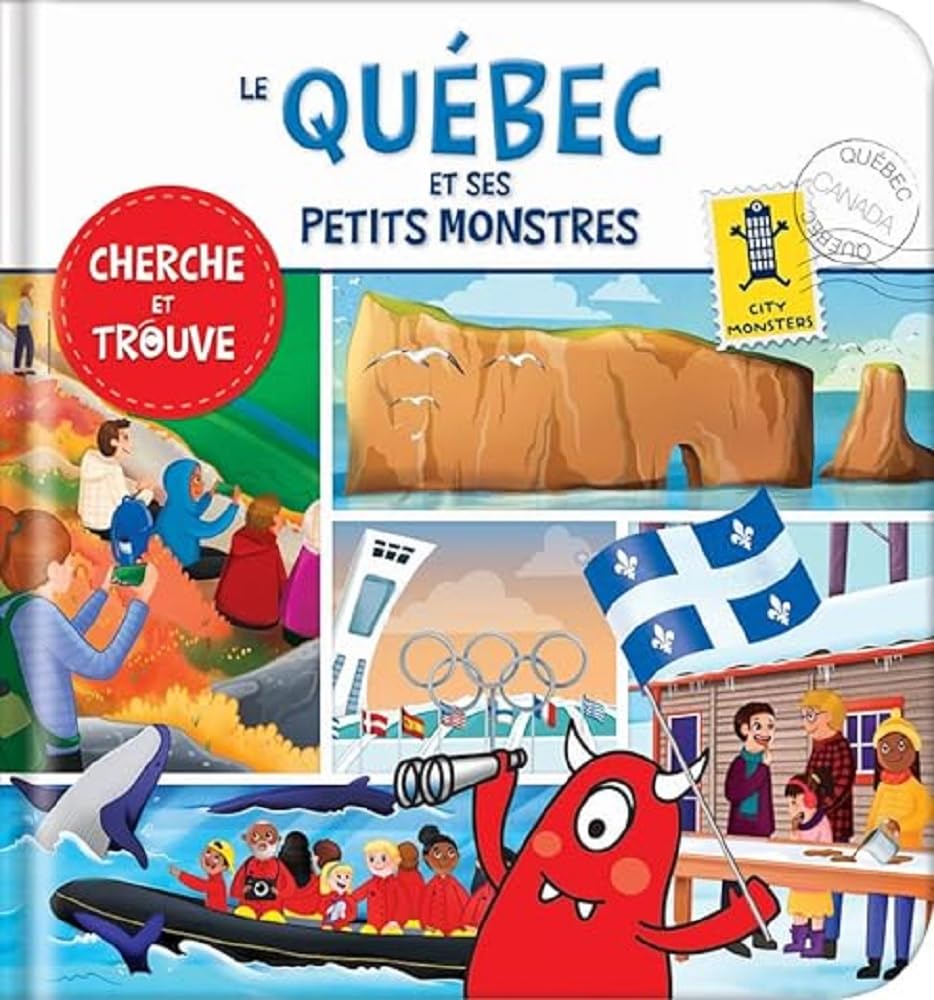 Le Québec et ses petits monstres: Cherche et trouve Non-fiction