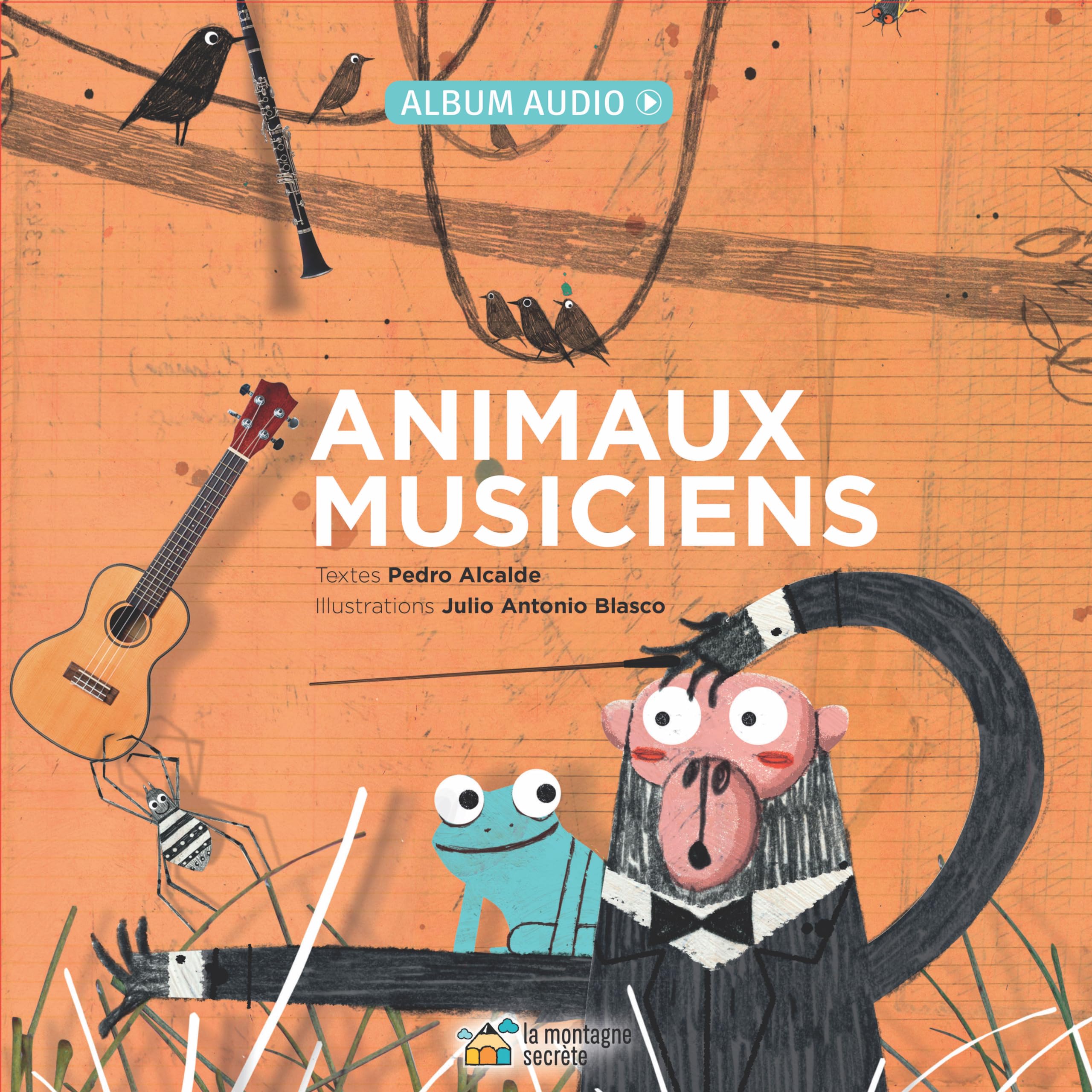Animaux musiciens (Français) Relié book