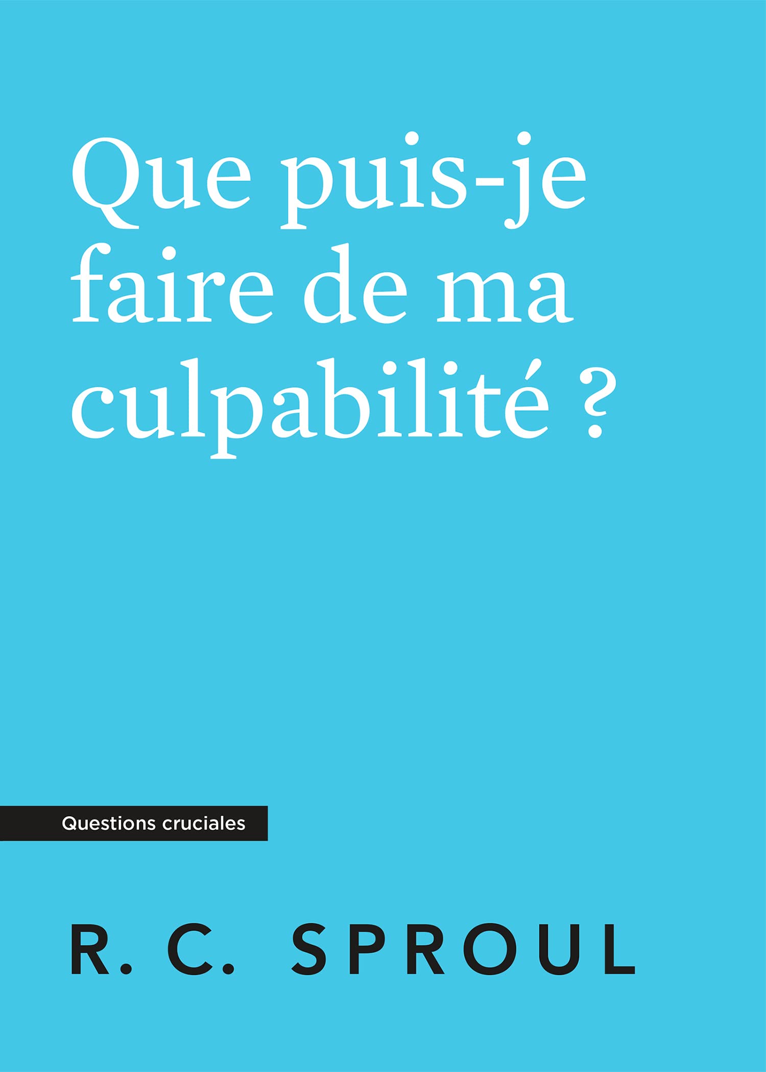 Que puis-je faire de ma culpabilité ?: Questions cruciales Religion & Esotericism