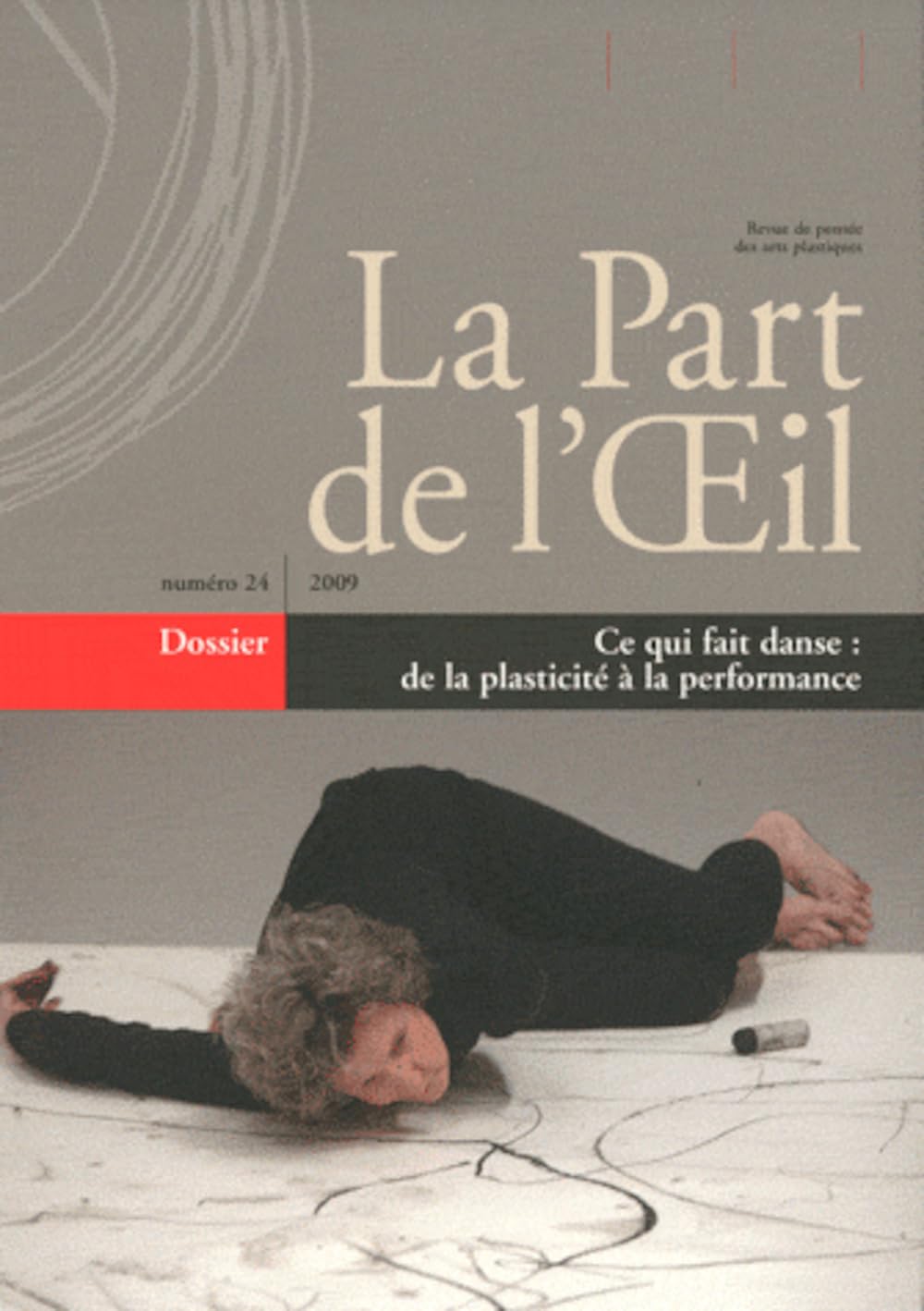 La Part de l'Oeil, N° 24 : Ce qui fait danse : de la plasticité à la performance book