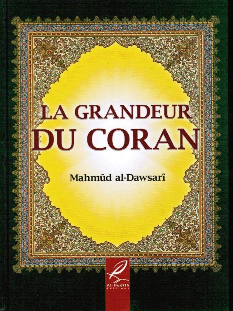La grandeur du Coran book