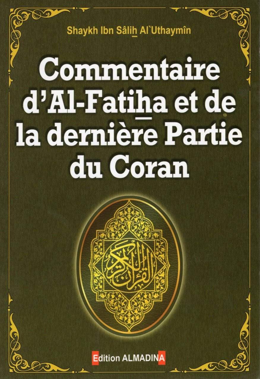 commentaire de la fatiha et de la derniere partie du coran Books