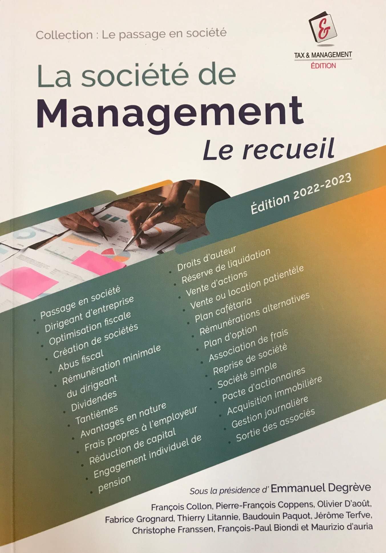 La société de Management : Le recueil 2022-2023 (Belgique) book