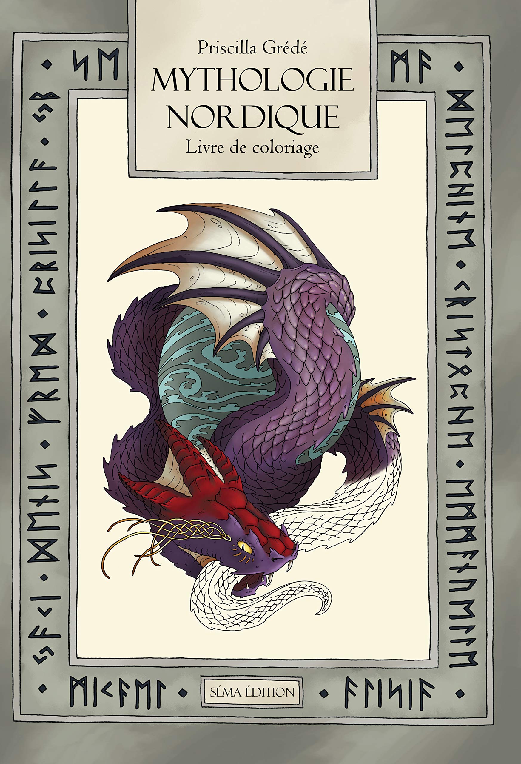 Mythologie nordique: Le livre de coloriage book