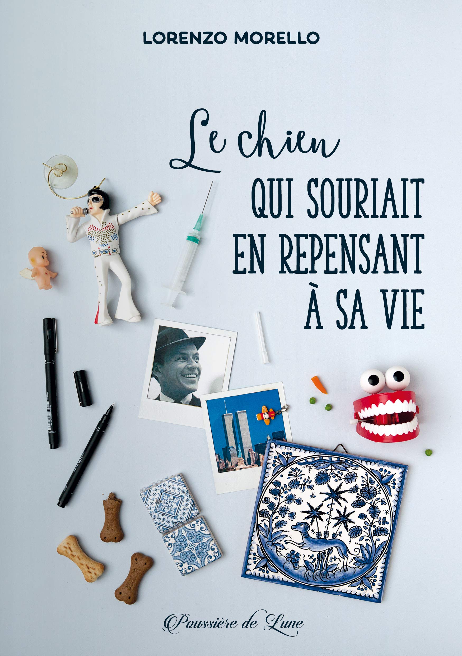 Le chien qui souriait en repensant à sa vie book