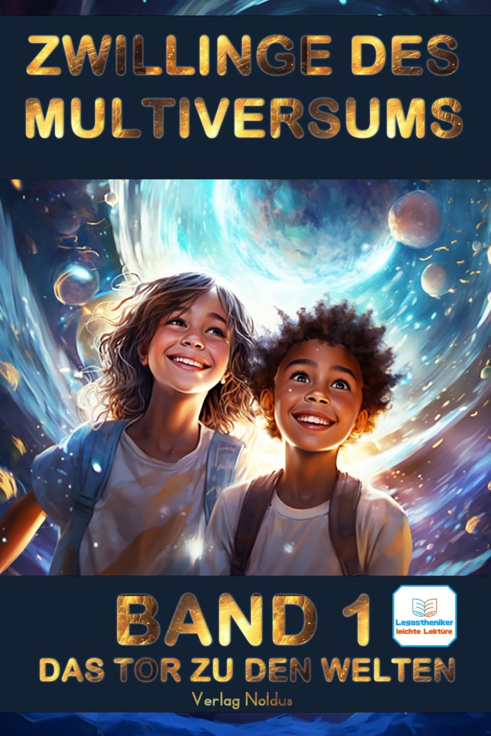 ZWILLINGE DES MULTIVERSUMS BAND 1 DAS TOR ZU DEN WELTEN: Buch zugänglich für Legastheniker. Leichte Lektüre - 10 bis 14 Jahre. Novels & Short Stories