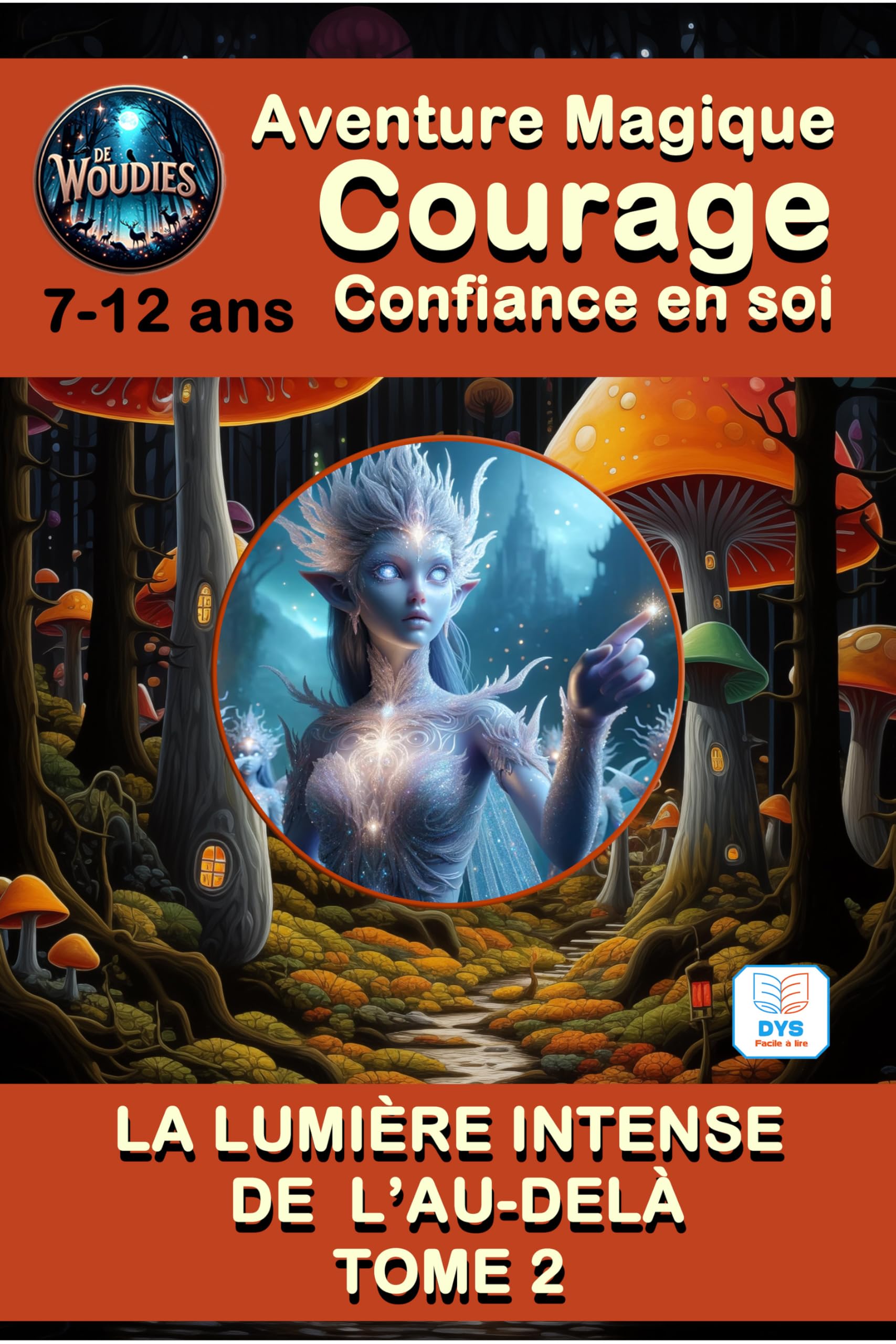 LES WOUDIES LA LUMIÈRE INTENSE DE L'AU DELÀ TOME 2 - 7 à 12 ans Accessible aux enfants dyslexiques.: Une aventure de fiction mêlant magie et ... en soi et le respect sont développées. book
