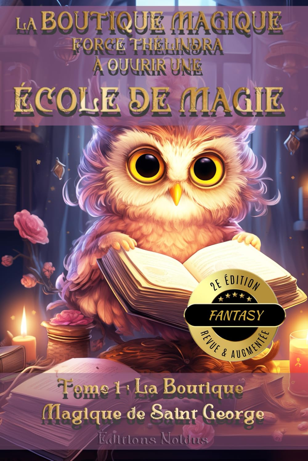 LA BOUTIQUE MAGIQUE FORCE THÉLINDRA À OUVRIR UNE ÉCOLE DE MAGIE - TOME 1 2e édition : La Boutique Magique de Saint George DYS 10-14ans: livre pour ... dyslexiques. Facile à lire, chers sorciers book