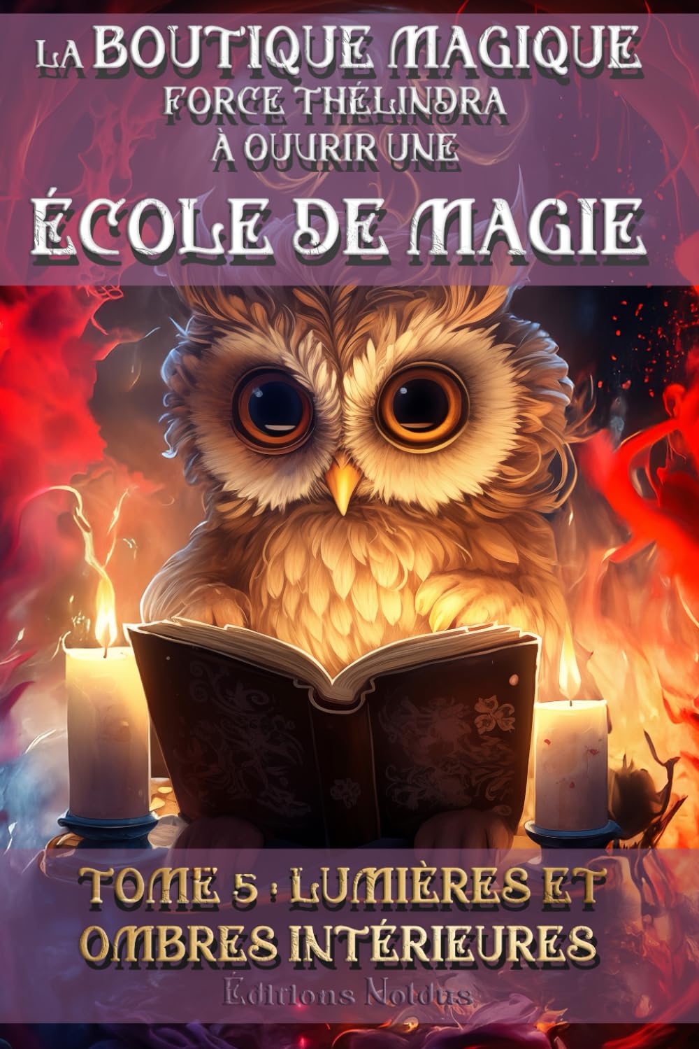 LA BOUTIQUE MAGIQUE FORCE THÉLINDRA À OUVRIR UNE ÉCOLE DE MAGIE Tome 5 : LUMIÈRES ET OMBRES INTÉRIEURES 10-14ans DYS: Livre fantasy pour ado . ... facile à lire aussi pour enfants dyslexiques book
