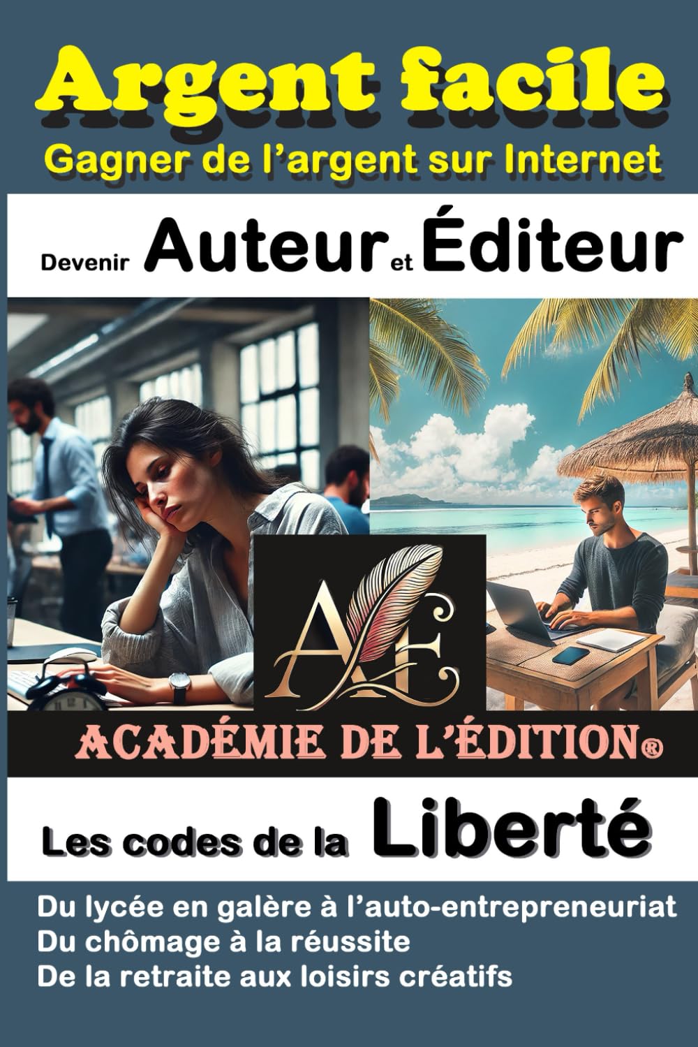 Argent facile – Auto-entrepreneuriat - Gagner de l’argent sur Internet - KDP - Du lycée en galère à l’auto-entrepreneuriat: Du chômage à la réussite ... de la liberté - Devenir auteur et éditeur book