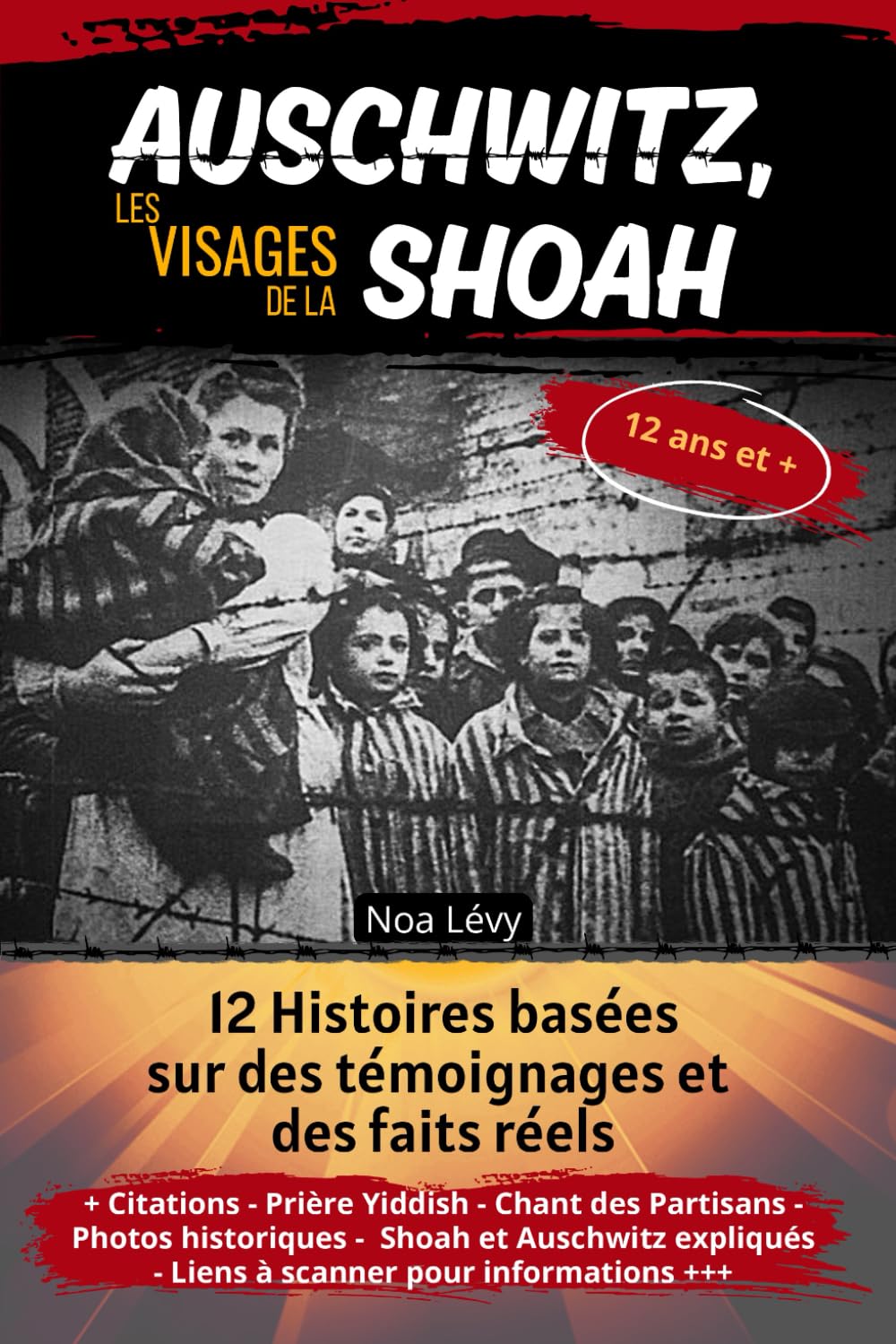 Auschwitz, les visages de la Shoah: 12 Récits basés sur des témoignages et des faits réels à propos de la Shoah et d'Auschwitz, prière Yiddish, ... + liens menant vers des archives. book