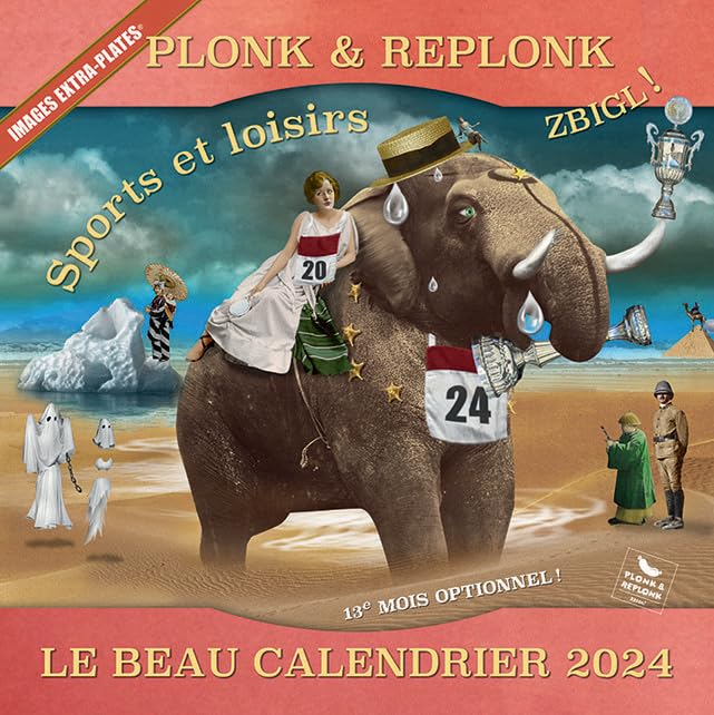 Calendrier 2024 Plonk Zbigl ! : Sports et Loisirs Film, Art & Culture