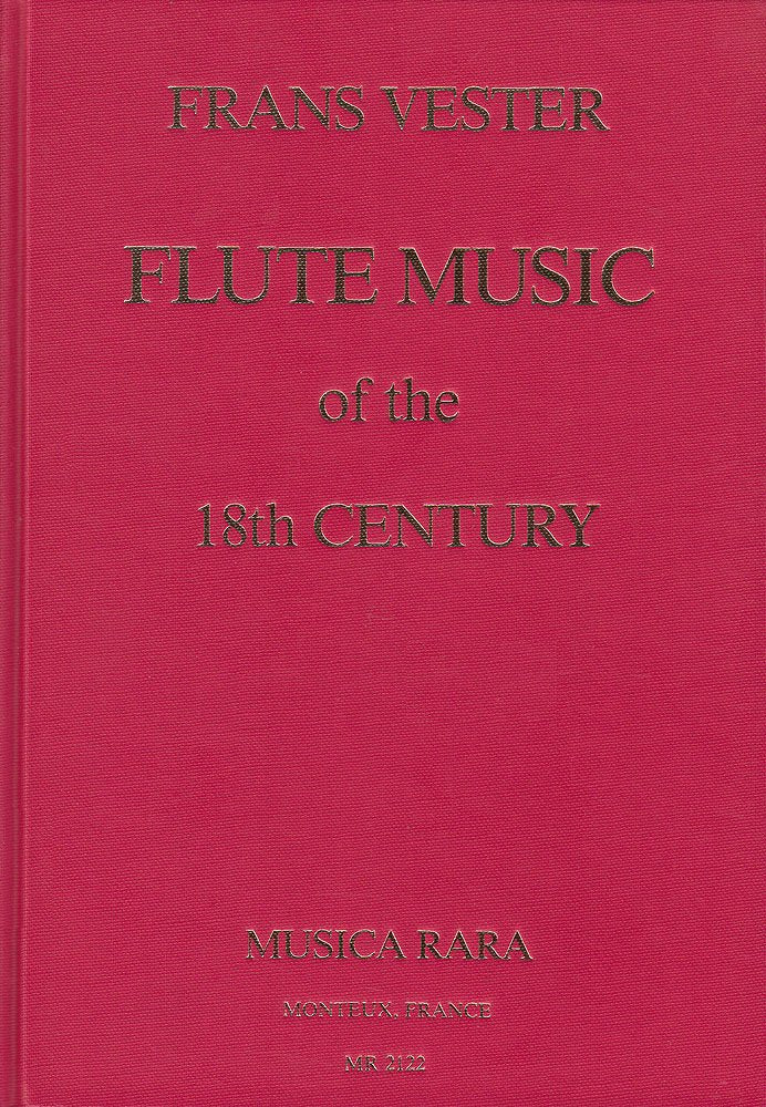 Flute Music of the 18th Century: An Annotated Bibliography Reference Books