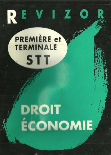 Droit Economie 1ere et Term STT book