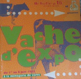 Vache d'expo. Du 1er au 8 juin à la Ménagerie de Verre. Books