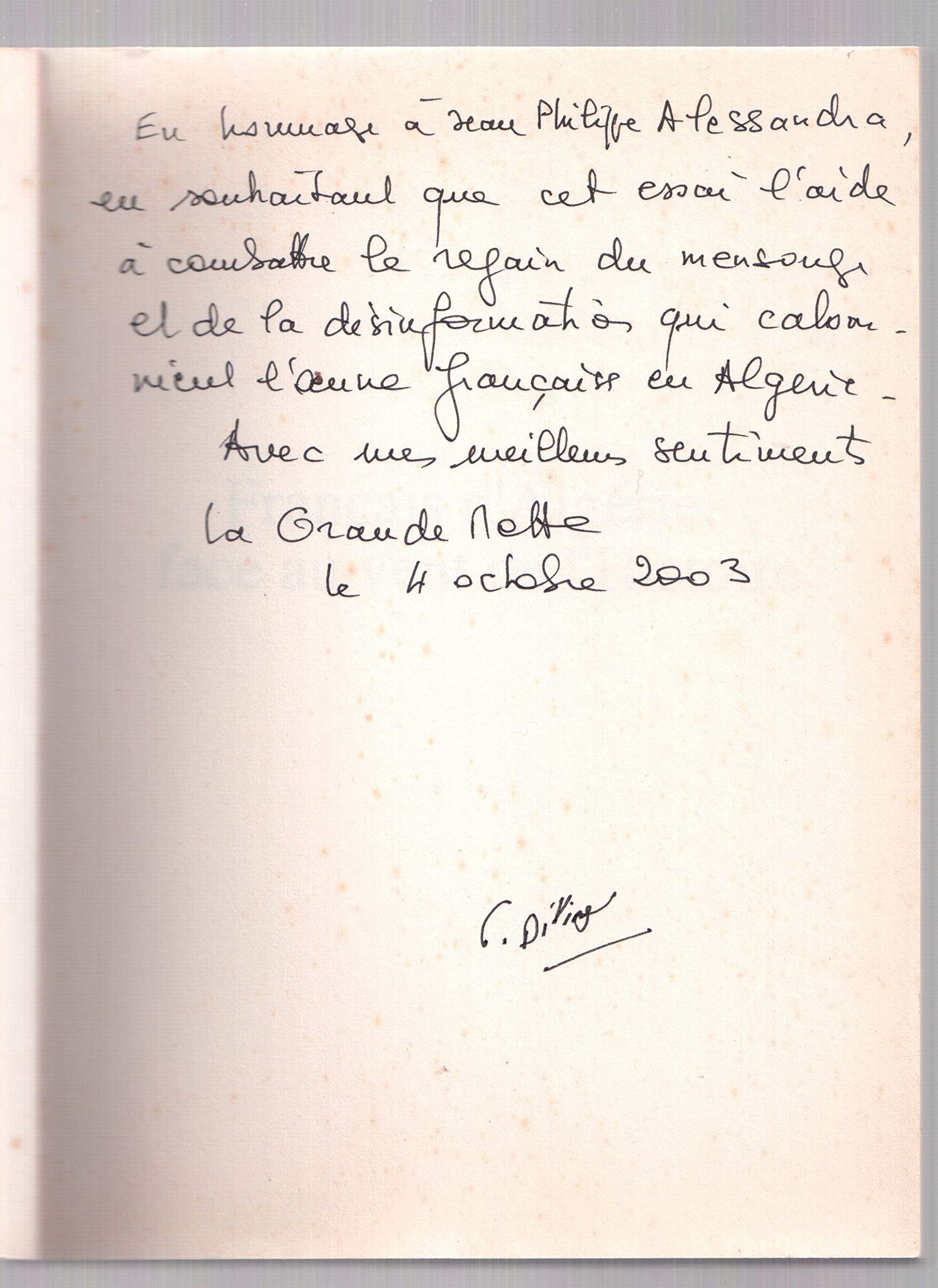 Les français d Algérie face au vent de l histoire book