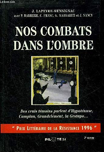 Nos combats dans l'ombre (2e édition) Books
