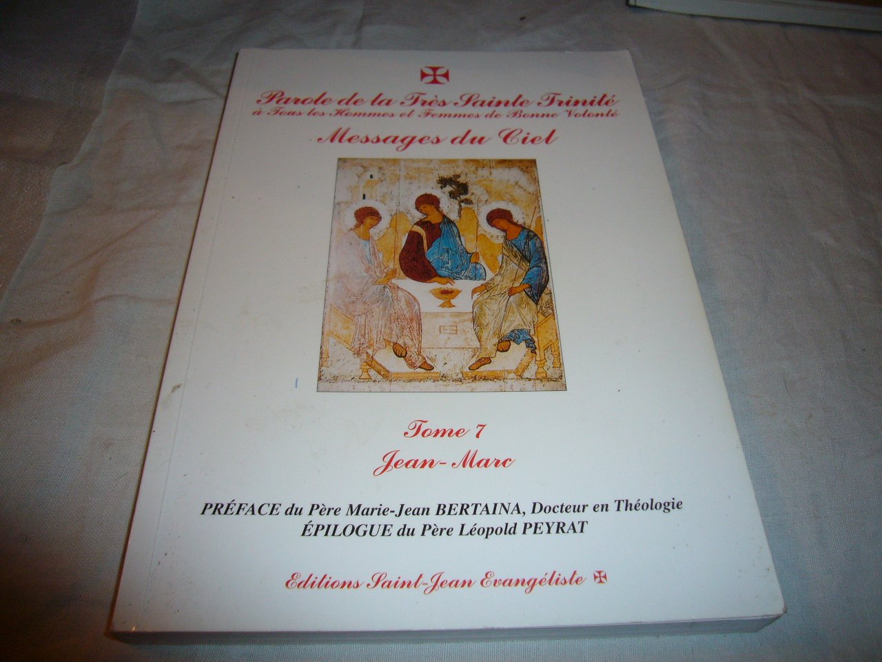 Parole de la Très Sainte Trinité à tous les hommes et femmes de bonne volonté, messages du ciel book