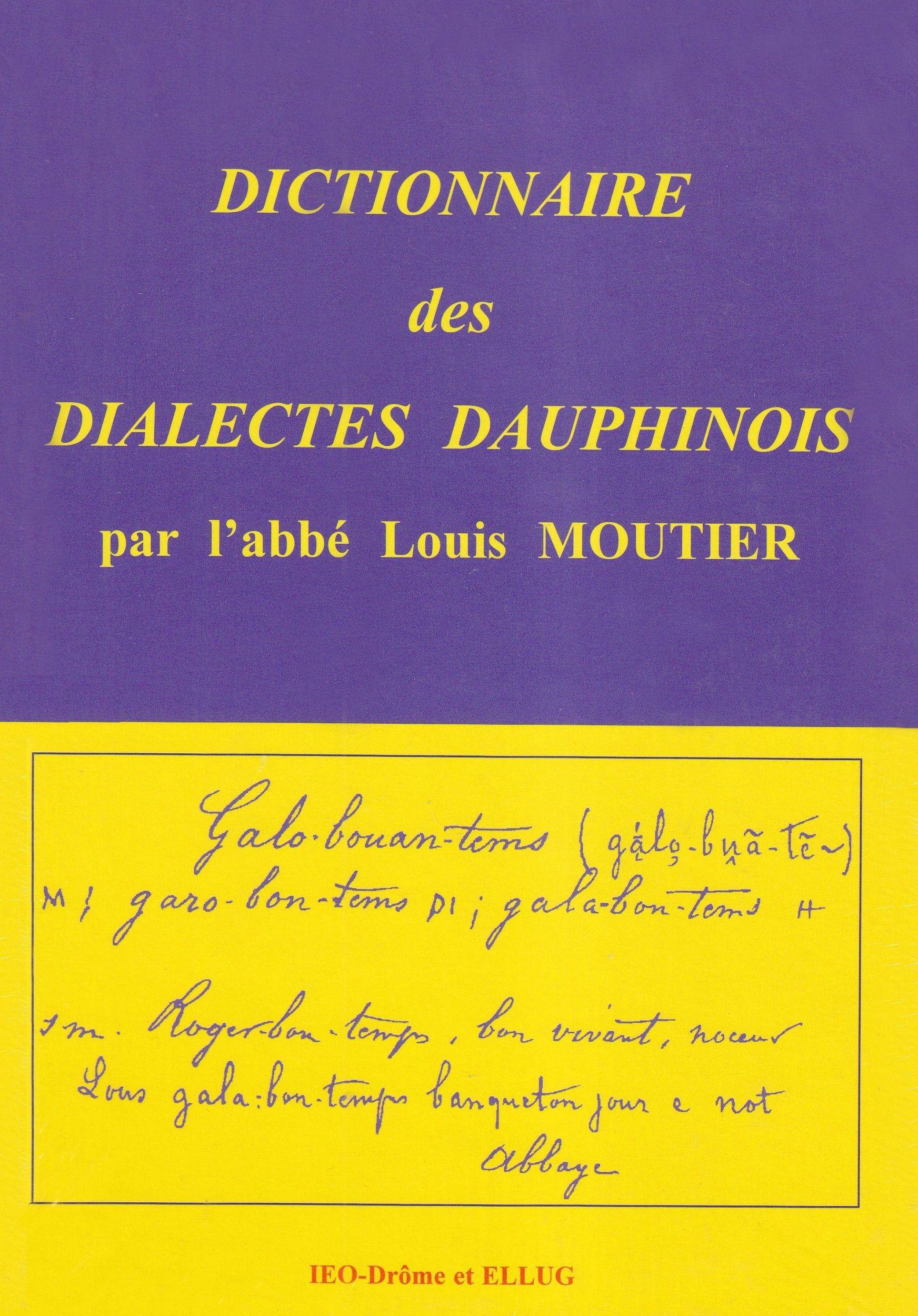 Dictionnaire des Dialectes Dauphinois. Anciens et Modernes Books