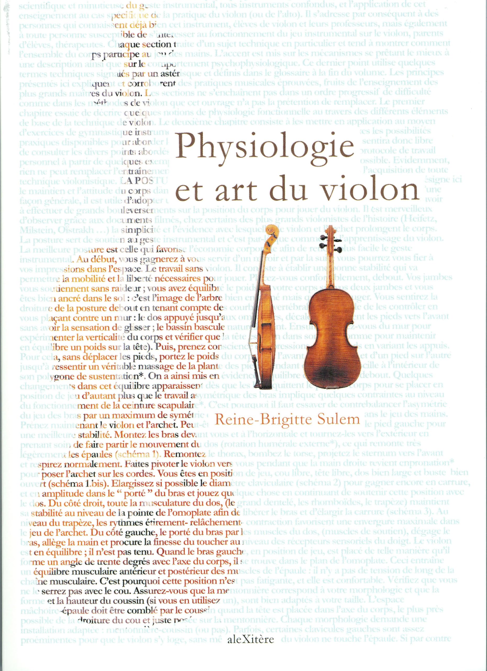 Physiologie et art du violon Books