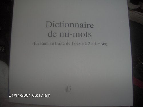 LA POESIE A 2 MI-MOTS (Trait FOURNY Pierre book