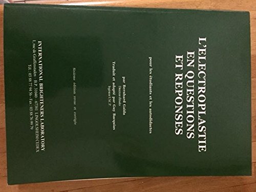 L'électroplastie en questions et réponses : Pour les étudiants et les autodidactes book