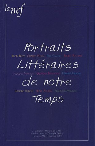 Portraits littéraires de notre temps: Hors-série : n° 16 book