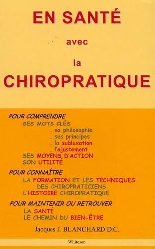 En santé avec la chiropratique book
