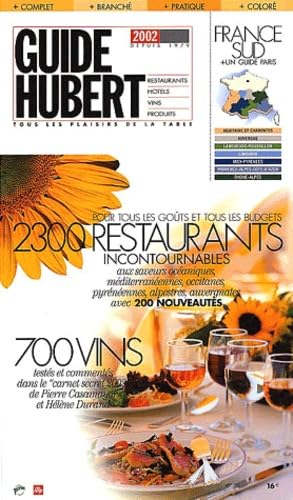 Guide Hubert 2002 France Du Sud & Paris book