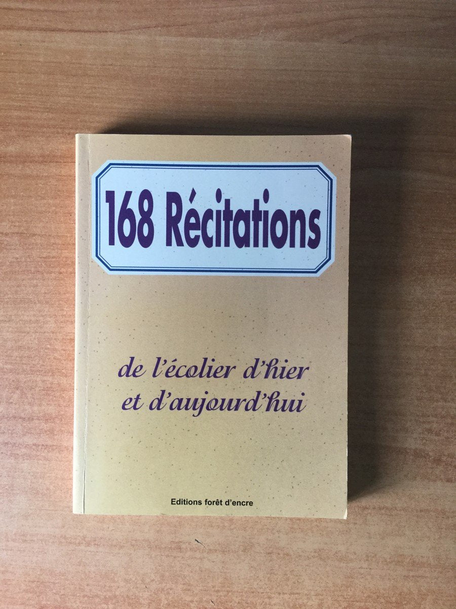 168 Recitations De L'Ecolier D'Hier Et D'Aujourd'Hui book