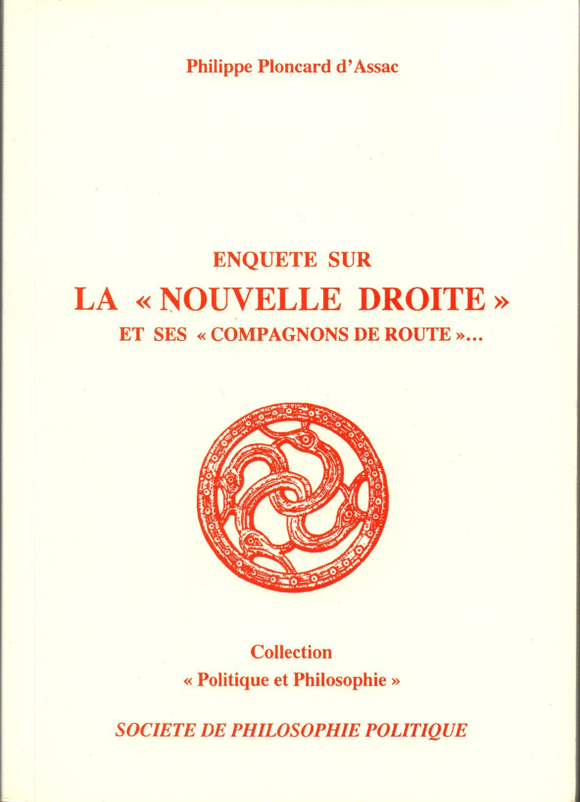 Enquête sur la Nouvelle Droite et ses compagnons de route book