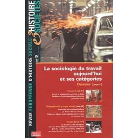 Histoire et societe nø9 la sociologie du travail et ses categories book