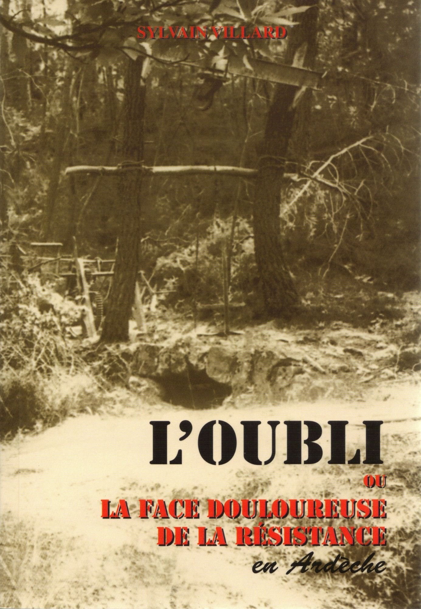 L'oubli ou la face douloureuse de la résistance en Ardèche book
