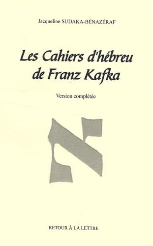 Les Cahiers d'hébreu de Franz Kafka Books