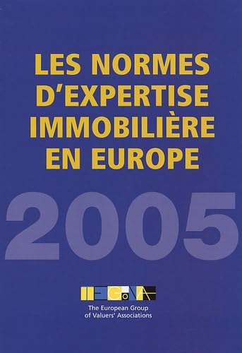 Les Normes d'Expertise Immobilière en Europe Books