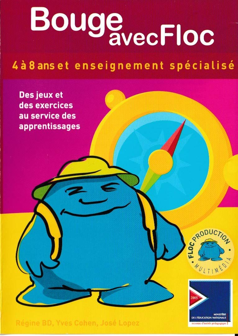 Bouge avec Floc.Licence Familiale.24 jeux autour de l’orientation, des déplacements et du repérage. Reconnu d'intérêt pédagogique par le Ministère de l'Éducation nationale dvd