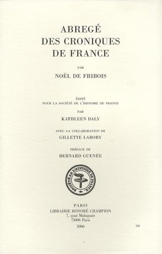 Abrégé des Croniques de France book