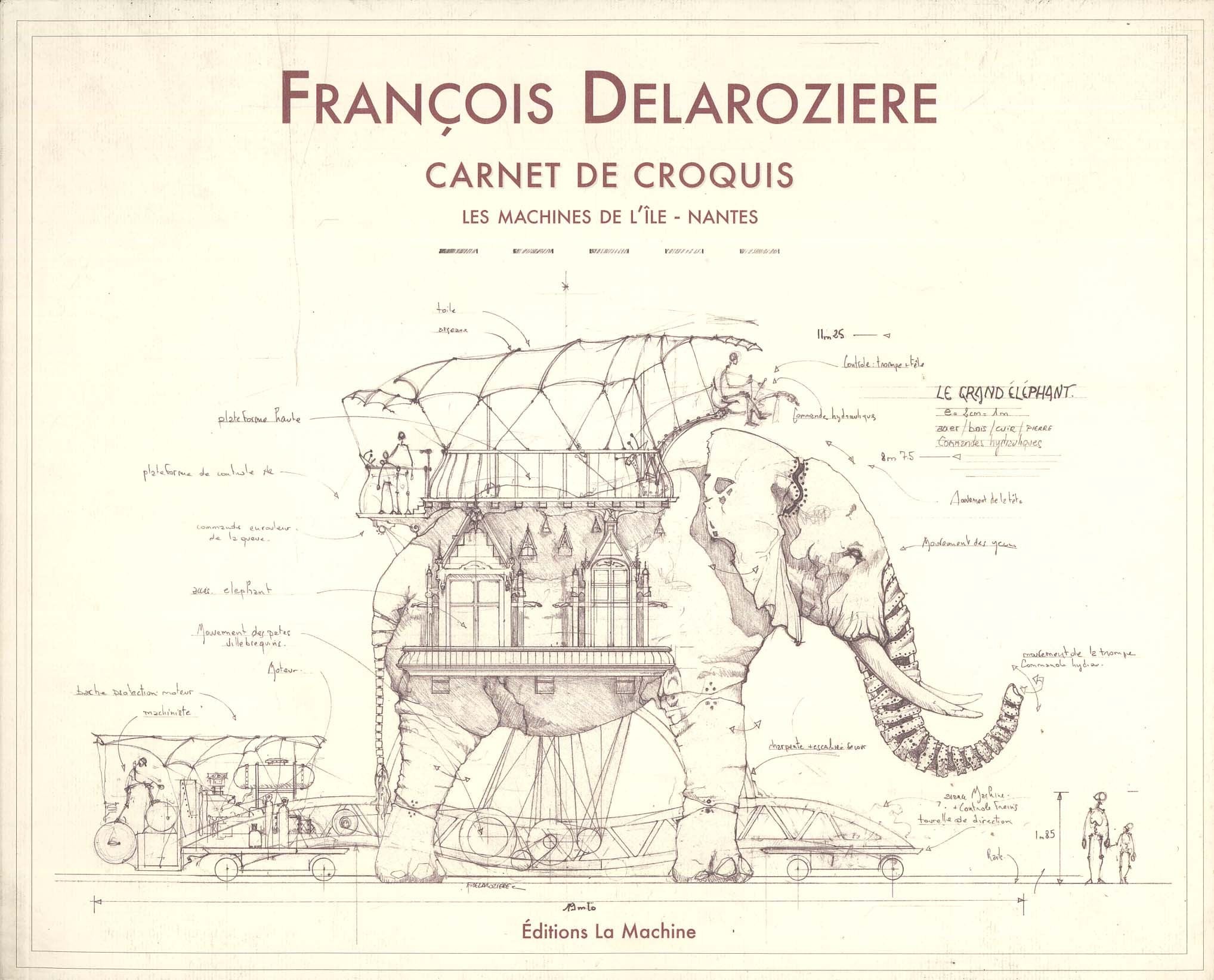 Carnet de croquis - Les Machines de l'Ile book